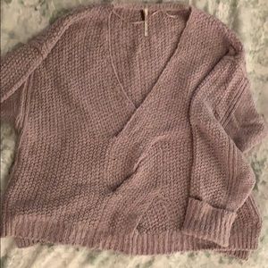 Free People Purple Sweater